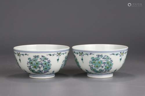 : "please" dou CaiTuan pattern bowl of a couple11 ...