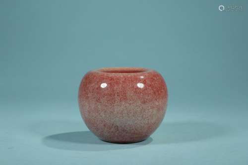 Apple, "" cowpea red glaze8 CM diameter 3.5 CM hig...