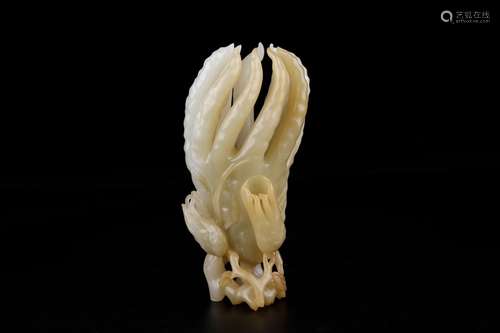 , hotan white jade bergamot furnishing articlesSize: 7 * 6 *...