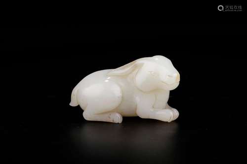 , hotan white rabbitsSize: 8 x 4 x 5 cm weight: 190 gFrom ho...