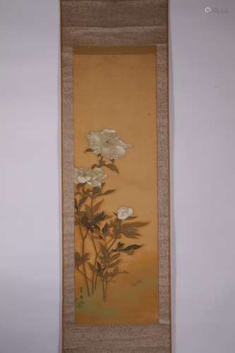 Flower vertical shaft,Size: 138 * 41.5 cm