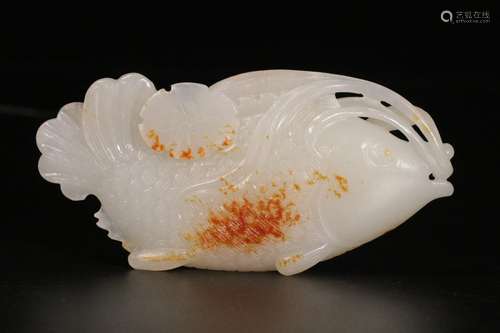 Hetian jade seed makings, year after yearSize: 11.5 cm long,...