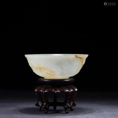 5 cm diameter 12.8 cm high, hetian jade bowl weighs 175 gram...