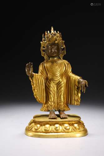 jiao altar Buddha statuesSize: 9.7 * 7 * 16 cm weighs 888 g.