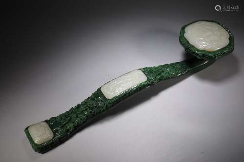 Hetian jade jade panasonic crossSize: 51 * 12 * 10 cm weighs...