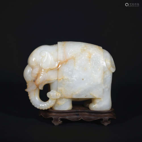A jade elephant
