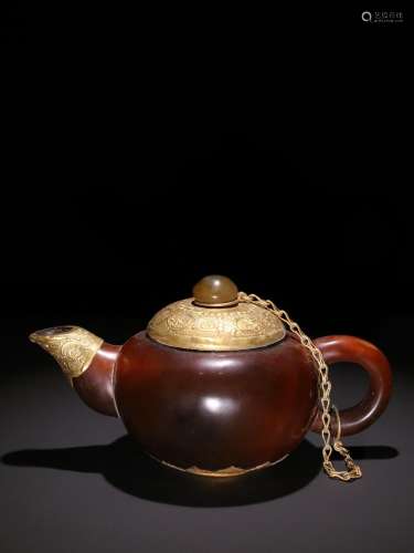 Liao, agate round branch lines to the teapot.Specification: ...
