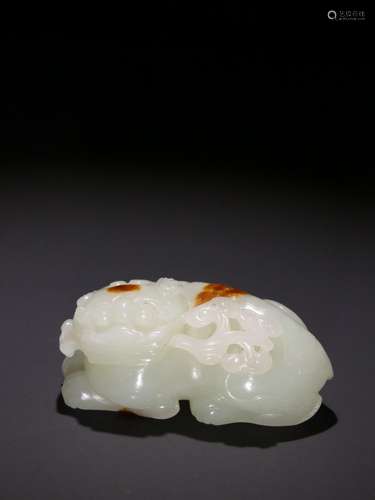 Hetian jade seed makings benevolent wishes to pieces.Specifi...