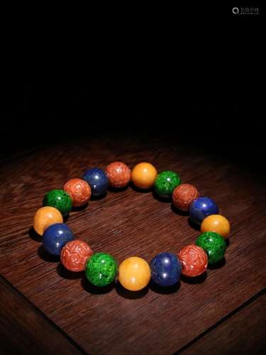 The stupa hand round bead string.Specification: bead diamete...