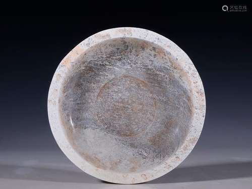 Ancient jade writing brush washerSpecification: 13.2 2.3 dia...