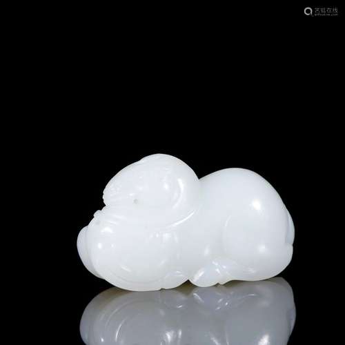 Hetian jade lying horses to piecesSpecification: high 3 5 th...