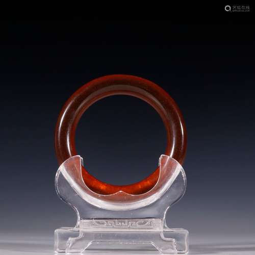 Old amber round bar braceletSpecification: a thick 1.3 6 cm ...