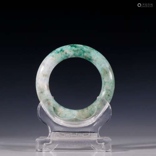 Old jade bracelet round barSpecification: a thick 1.5 6 cm i...