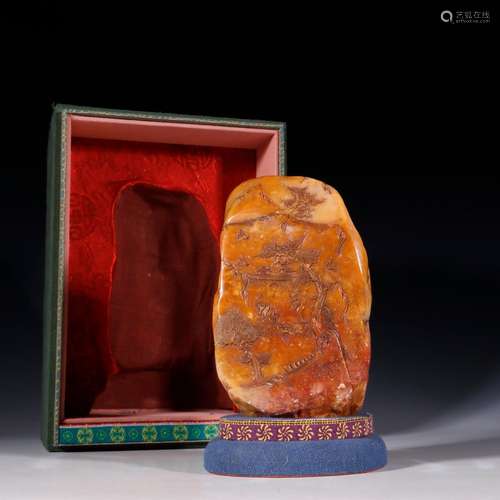 The original stone seal field-yellow stone characters storyS...