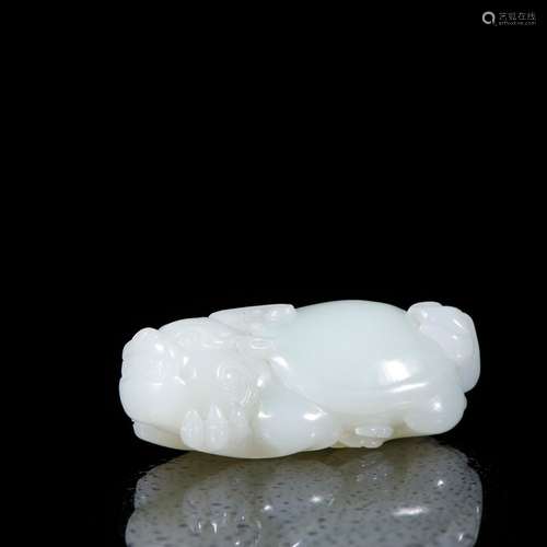 Hetian jade dragon tortoise to piecesSpecification: long and...