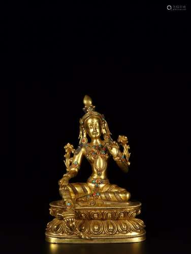 gold cross a mother statuesSize 12 x 9 cm high 17 cm wide we...