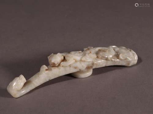 ancient jade black dragon godchild hookSize 2.8 cm wide and ...