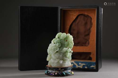 Old Zang: hetian jade ruyi dragon furnishing articlespathoge...