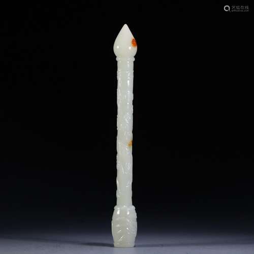 : hetian jade dragon grain pensSpecification: 20 cm long. 2....