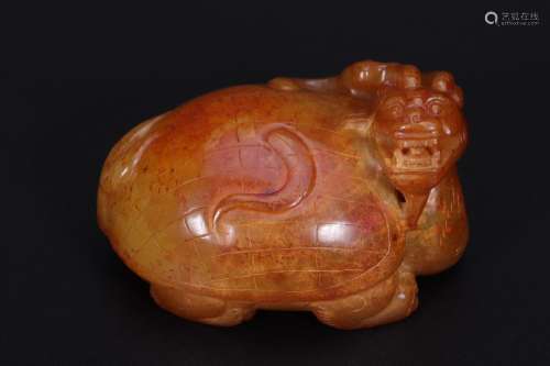 : hetian jade dragon ghost pieceLong and 5.6 cm wide and 4.2...