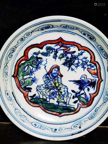 Powder enamel plate