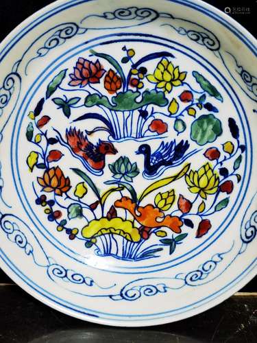 Powder enamel plate