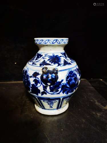 Generation of blue and white pot