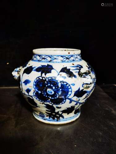 Generation of blue and white pot