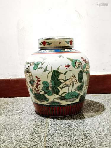 Powder enamel pot