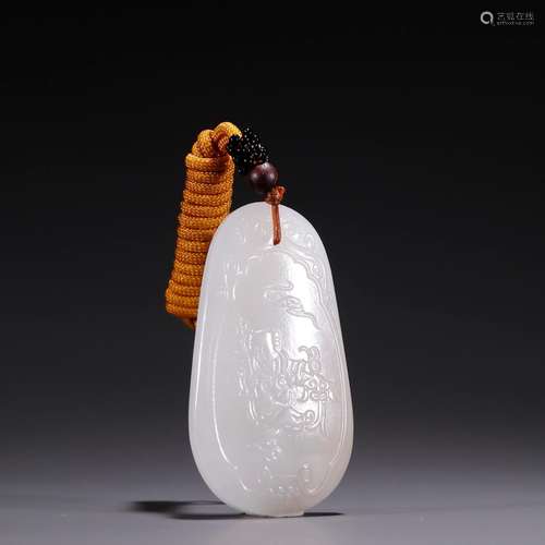 Hetian jade ruyi, the lad listedSpecification: high 6.2 3.5 ...