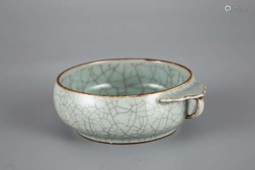 Kiln green glaze cup size: 5 cm diameter is 12 cm high