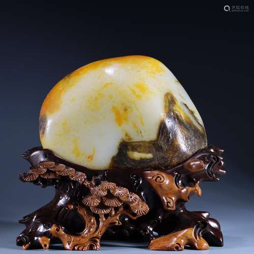 Furnishing articles, hetian jade stoneArrange ushering 19 cm...