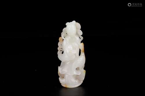 Life of furnishing articles, hotan jade magoSize: 4 * 2 * 8....