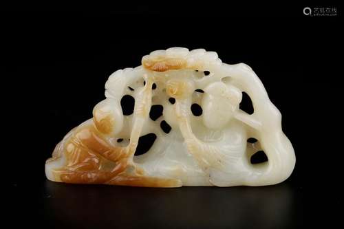 Hotan white jade fairy if furnishing articlesSize: 11 * 3 * ...