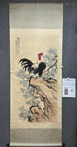 Xu beihong fine figure with certificateCore: 68 * 136Paper t...