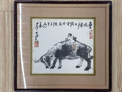 Japanese painting heart 24 * 27 size box 39 * 42