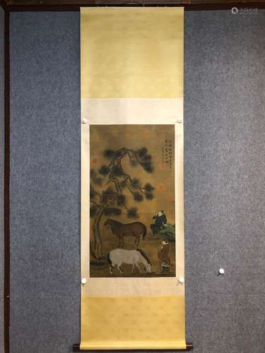 Zhao Meng ð «  ¯ silk scroll 55 98 GengJia wide