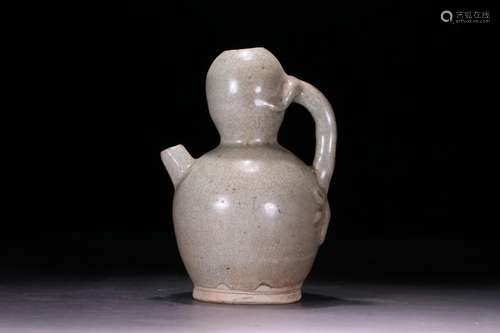 Ewer, old kiln, unique shape neat, tire body thick, uniform ...