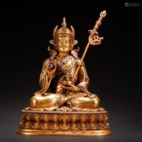 , copper padmasambhava furnishing articles.Specification: hi...