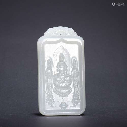 - material hetian jade Buddha iii.Specification: long, 9.6 c...