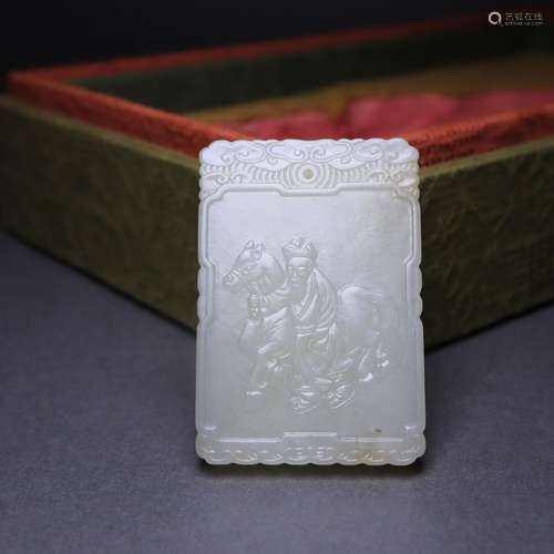 The poem he fa brand hetian jade hetian jade characters.Size...