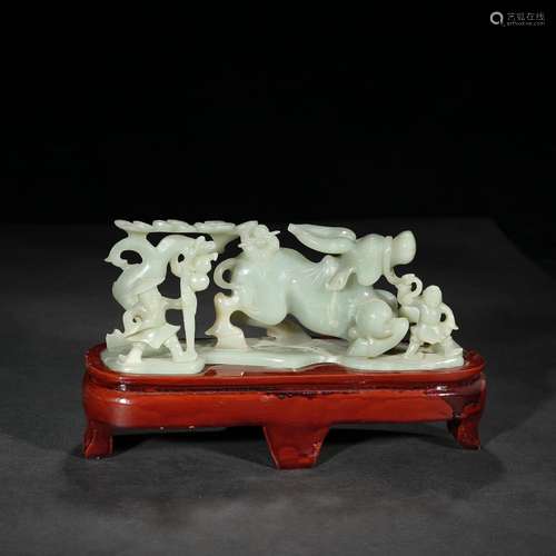 : hetian jade the lad cattle furnishing articlesSpecificatio...