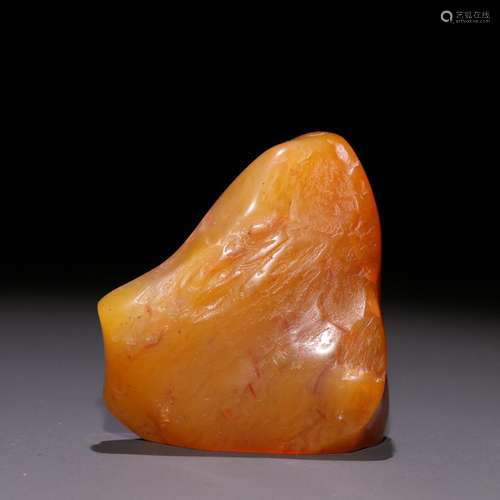 Field-yellow stone with sealSpecification: high 5.6 cm wide ...