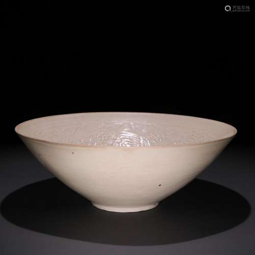 Ding kiln porcelain hat to bowlSpecification: diameter 19.5 ...