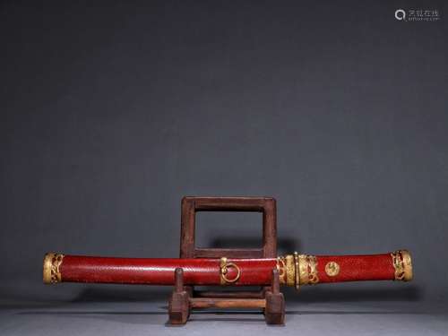 Japan, copper and gold katana sharkskin formatsSpecification...