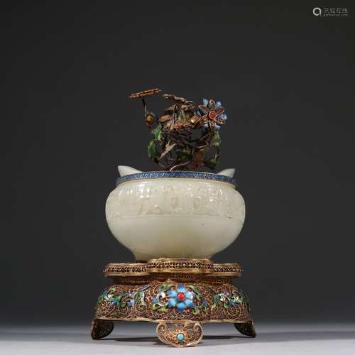 Mana burn: hetian jade furnace hovering bonsaiSpecification:...