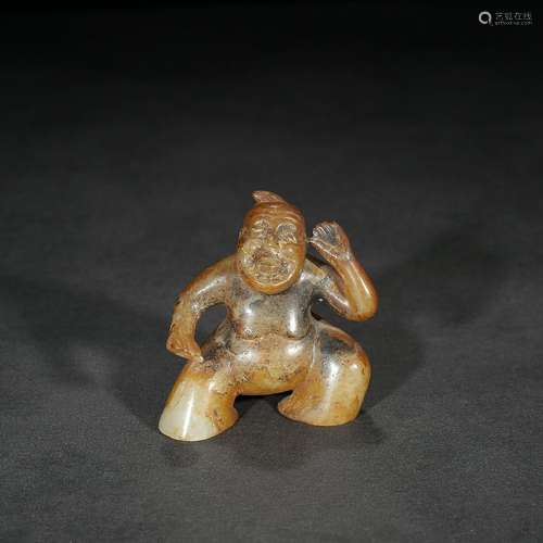 Ancient: hetian jade WuRen furnishing articlesSpecification:...