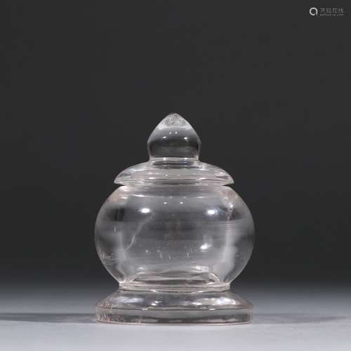 Bai shuijing sarira tankSpecification: high 7.1 cm wide and ...