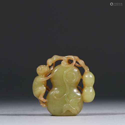 : Huang Yuling gourd carving a monkeySpecification: high 4.8...