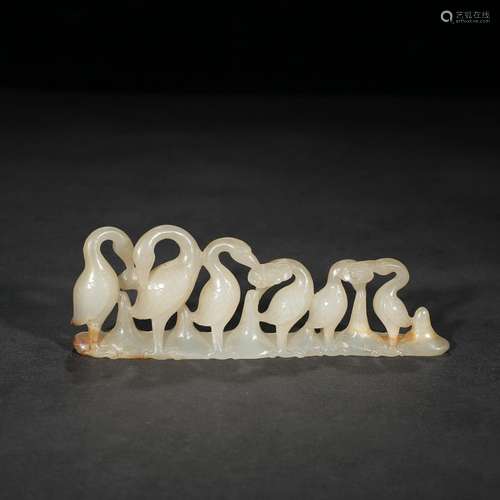 Spring: hetian jade six contract bijia furnishing articlesSp...